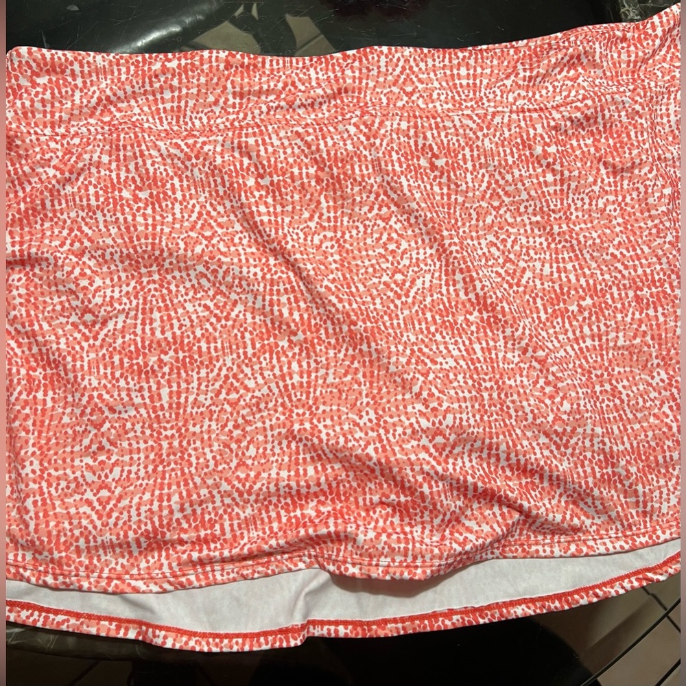 BCG, skort, skirt with shorts underneath, peach orange color,
